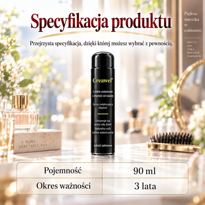 🔥【Tylko przez ograniczony czas – 70% TANIEJ】Creawel® 🚩 Brzoskwiniowy spray zwiększający objętość u nasady | Lekko unosi włosy u nasady, zapewniając elegancki i pełny objętości wygląd
