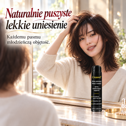 🔥【Tylko przez ograniczony czas – 70% TANIEJ】Creawel® 🚩 Brzoskwiniowy spray zwiększający objętość u nasady | Lekko unosi włosy u nasady, zapewniając elegancki i pełny objętości wygląd