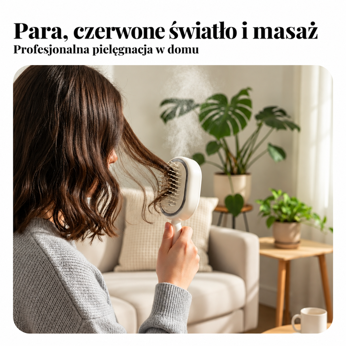 BILLHOL® 💦 Elektryczna szczotka do włosów 5 w 1 – Gładkie i lśniące włosy bez puszenia w kilka chwil | Rozczesuje, masuje i odświeża